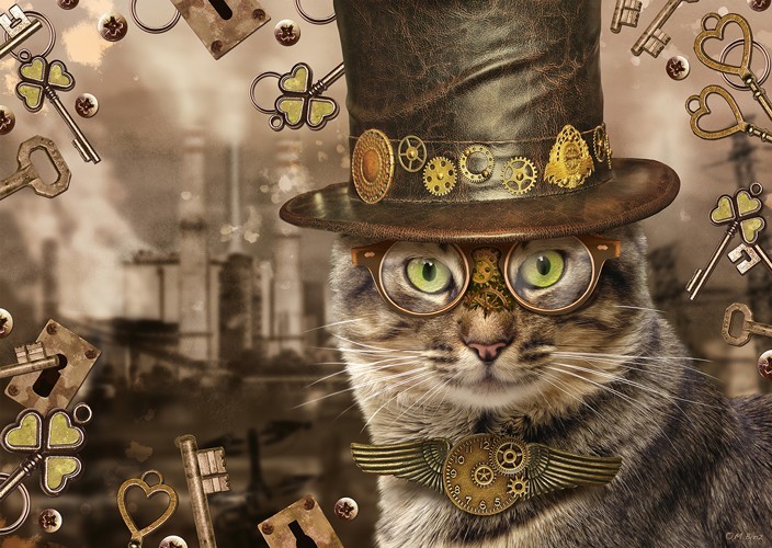 Puzzle Steampunk - Chat