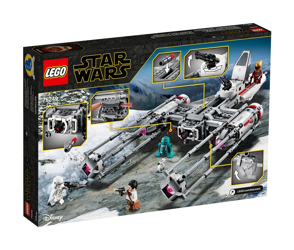Lego Star Wars L Aube De La Résistance Lego Star Wars - Y-WIng Starfighter de la Résistance Episode IX (75249)