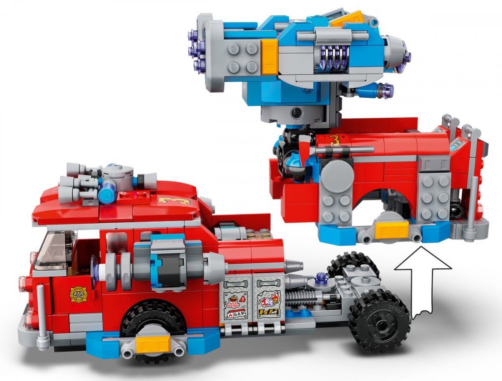 Lego Hidden Side Le Camion De Pompier Fantome 3000 70436