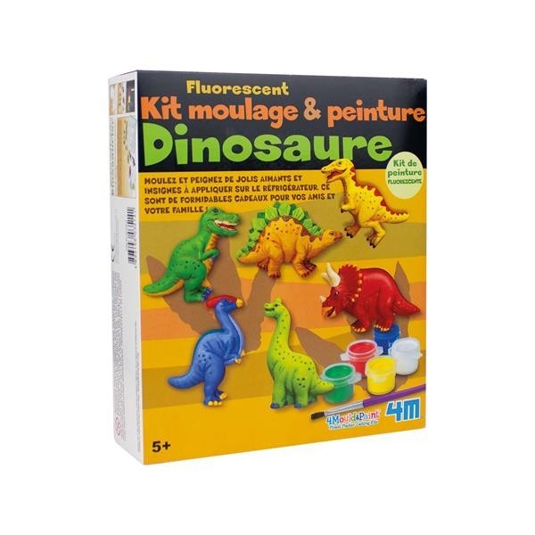 Kit de Moulage et Peinture 3D - Dinosaures