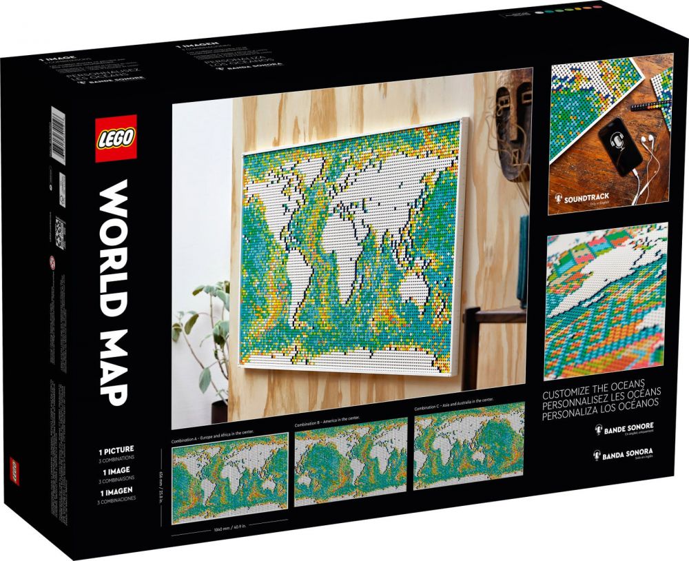 LEGO - carte du monde - Catawiki