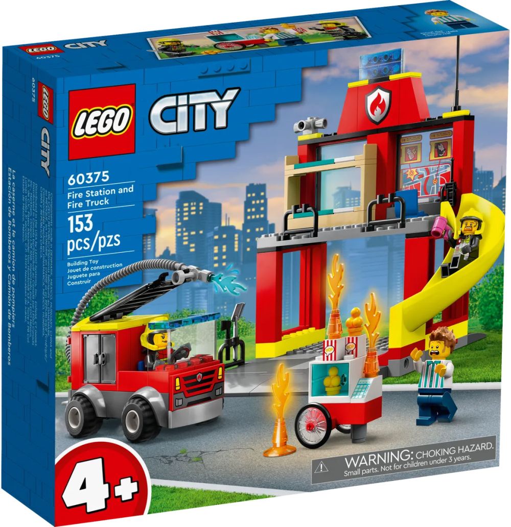 Lego - Le camion tout-terrain et le bateau des pompiers