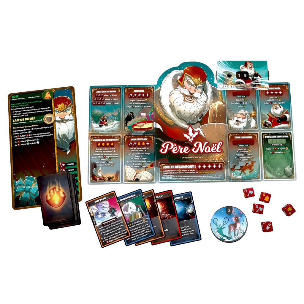 Dice Throne - L'Atelier du Père Noël (Pack promotionnel) - jeu de