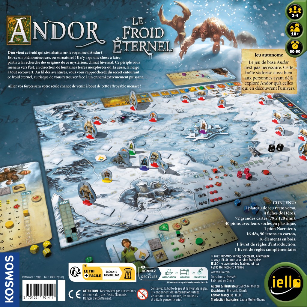 Achat Andor, héros sombres - Jeux de société - Iello