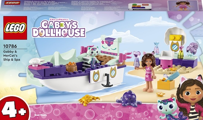 Lego Gabby's Dollhouse - Le bateau et le spa de Gabby et (10786)