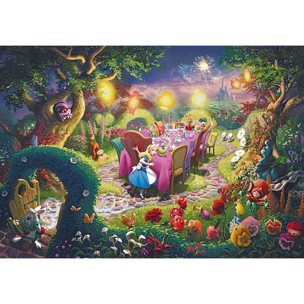 Puzzle Thomas Kinkade Disney Alice Mad Hatter #39 s Tea Party