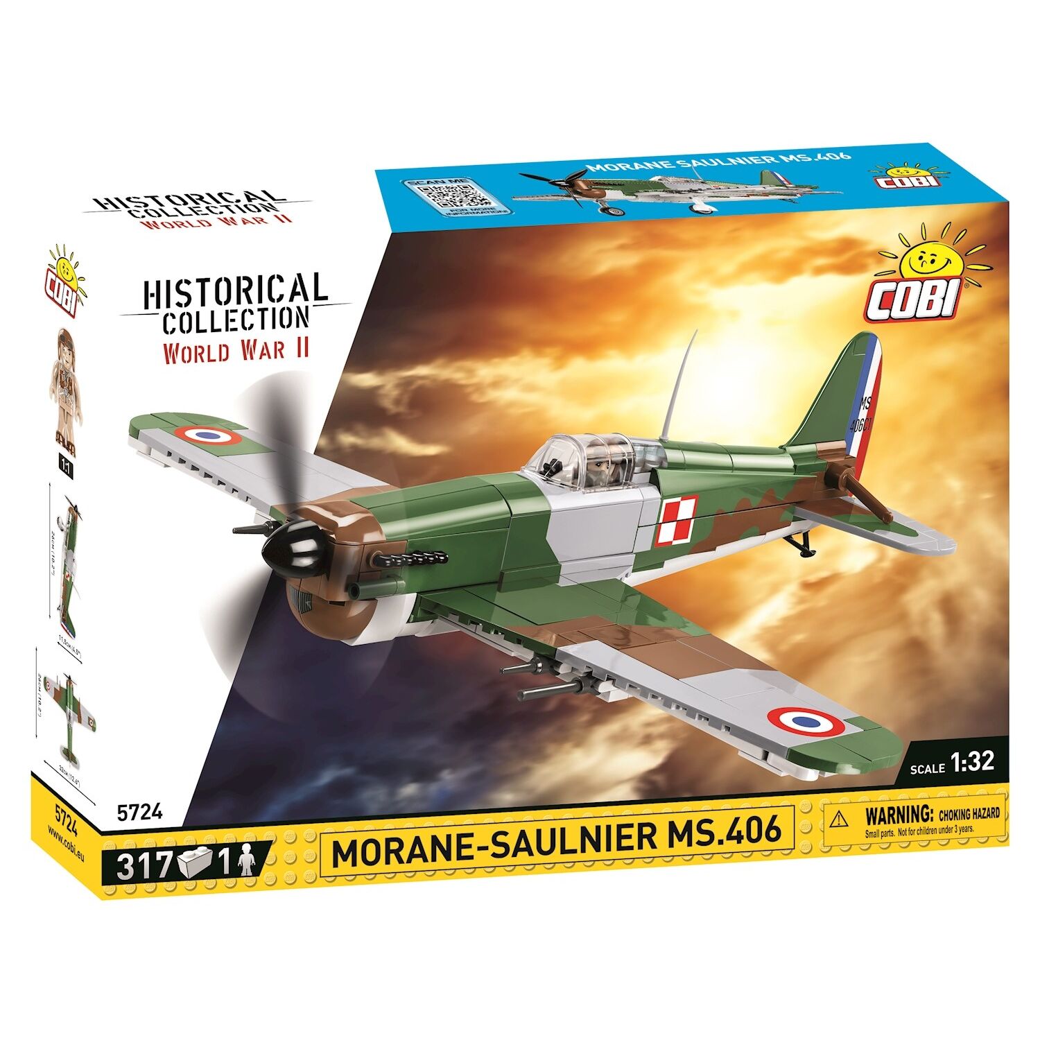 Cobi - Avion Morane-Saulnier MS.406