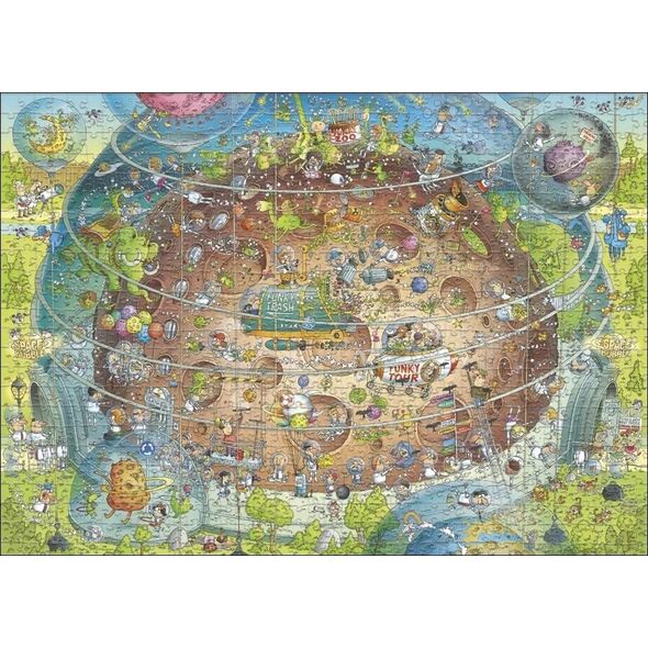 Puzzle 1500 pièces : Spaceship - Adolfsson - Acheter le jeu de